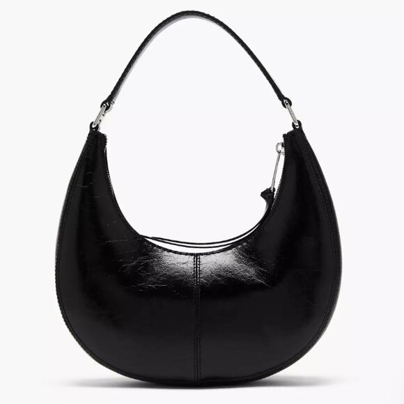 NWT Authentic Marc Jacobs Crinkle Cruiser Small Crescent Bag - Picture 2 of 4